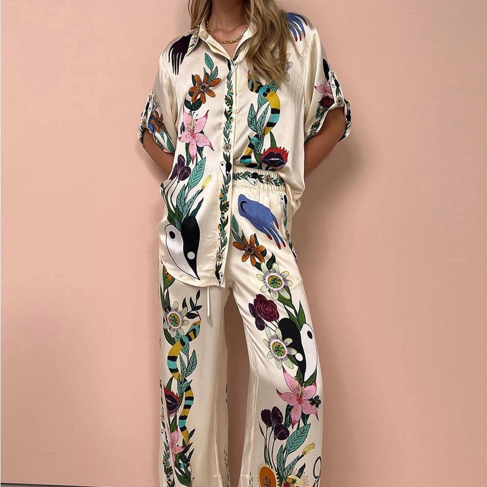 Like My Choice Satin Set